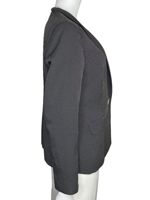 Blazer Kasper Estampado Negro-Talla 8