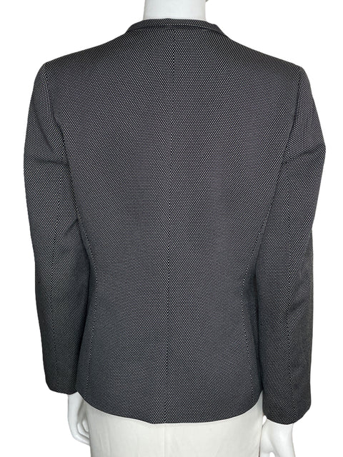 Blazer Kasper Estampado Negro-Talla 8