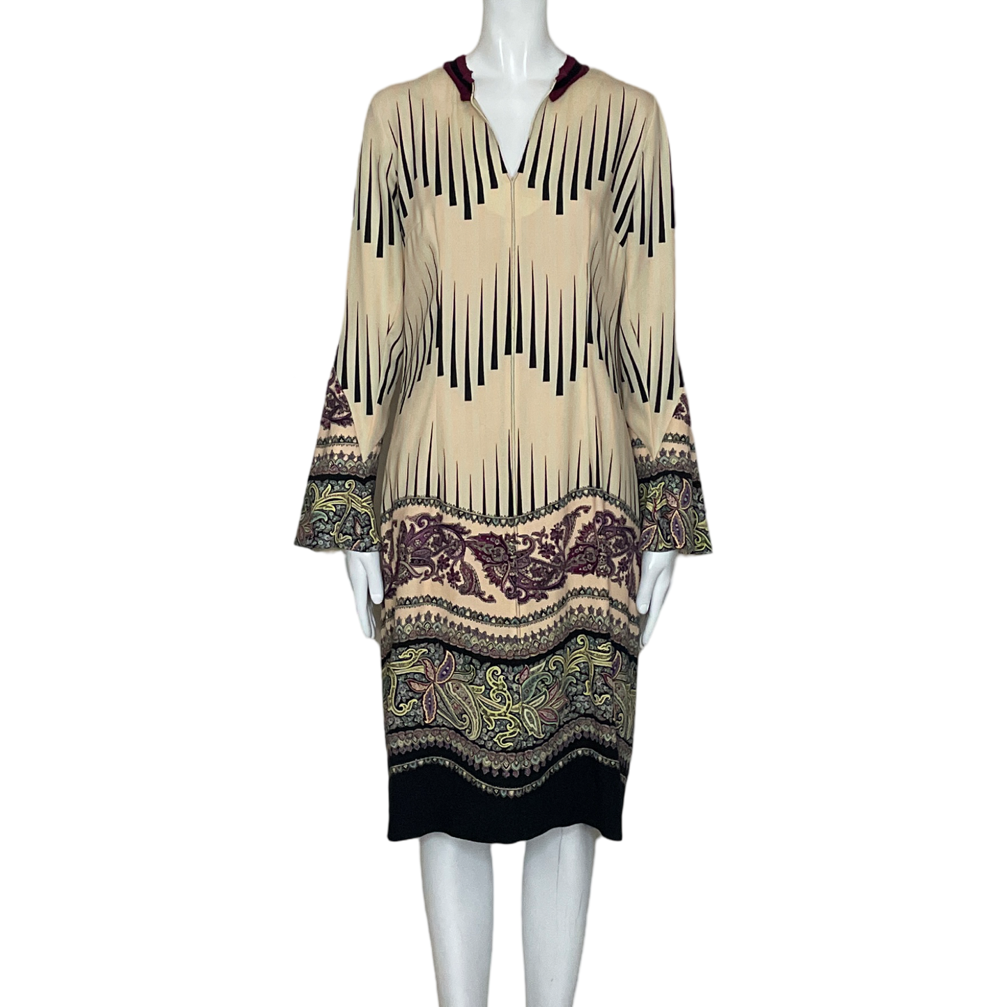 Vestido Etro Vintage Beige-Talla 44