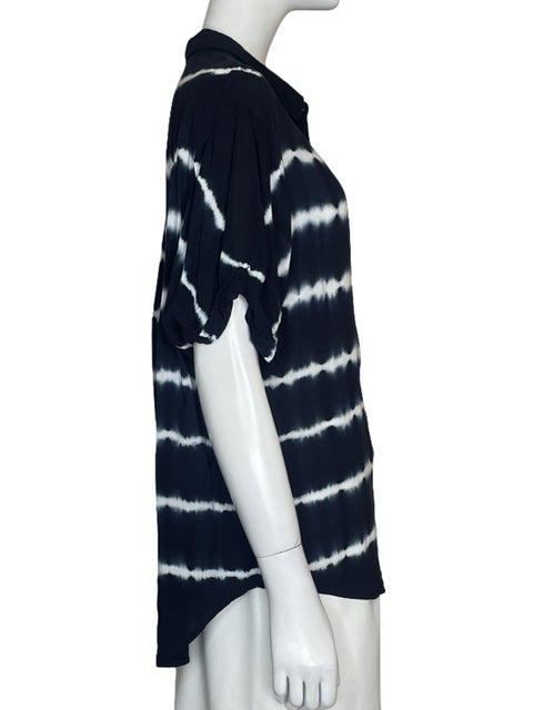 Camisa Splendid Líneas Azul - Talla M