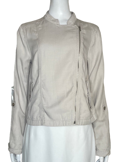 Chaqueta Loft Bolsillos Beige - Talla S