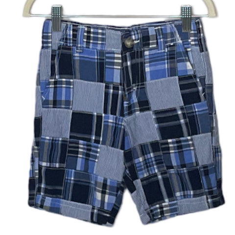 Short Gymboree Cuadros Azul-Talla 6