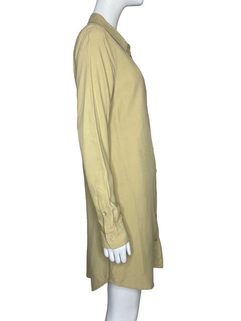 Vestido Equipment Camisero Beige - Talla S