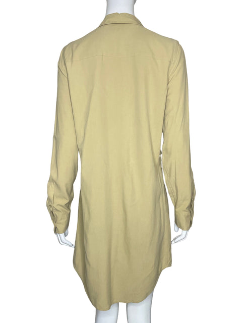 Vestido Equipment Camisero Beige - Talla S