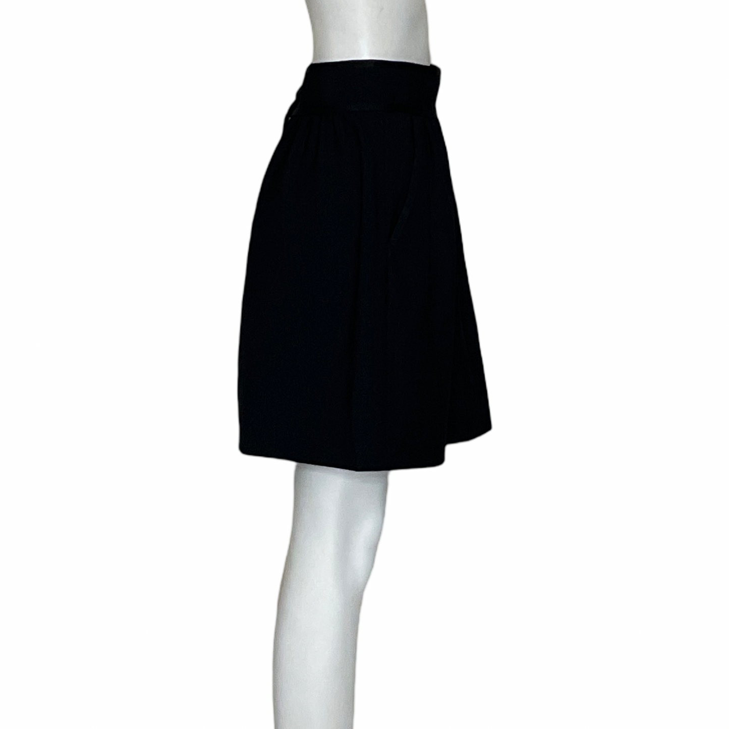 Falda Red Valentino Mini Negro-Talla 40