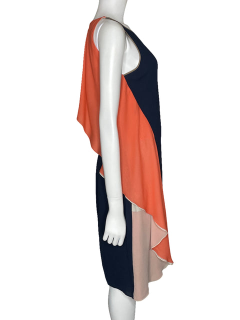 Vestido BCBG Vuelos Cut Out Azul-Talla M