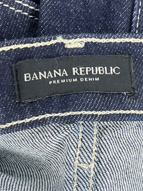 Pantalón Banana Republic Denim Tiro Alto Azul-Talla 25