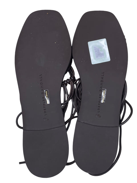 Calzado Loeffler Randall Tiras Marron-Talla 8.5