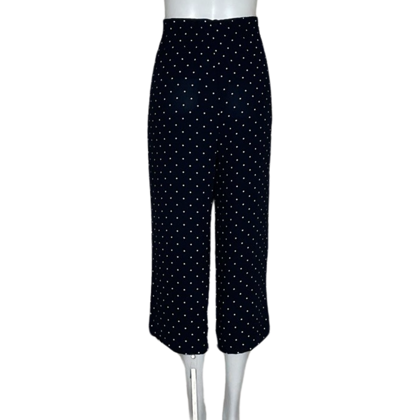 Pantalòn Zara Fluido Puntos Azul-Talla M