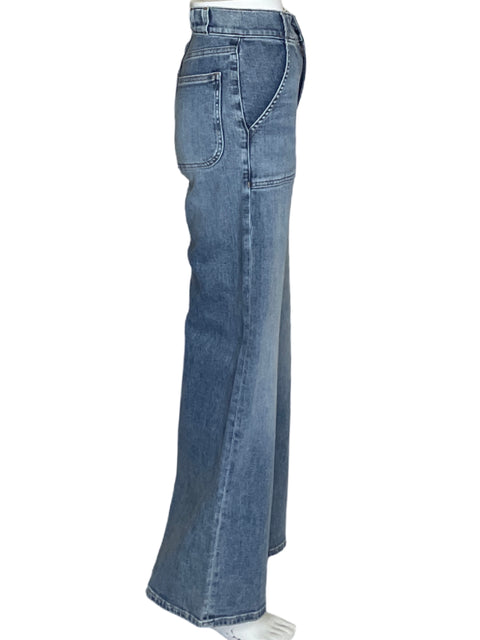 Pantalón Frame Modern Pocket Jean Azul-Talla 24