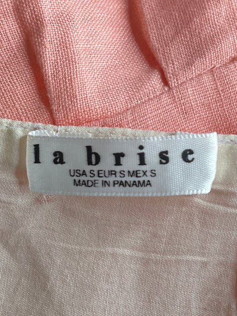 Vestido La Brise Fluido Lino Naranja-Talla S