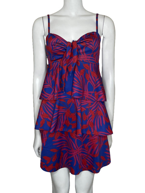 Vestido Michelle Forero Tirantes Mini Azul-Talla S