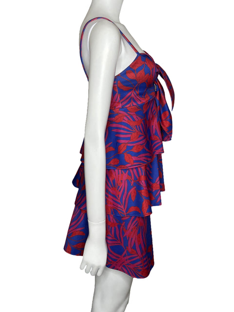 Vestido Michelle Forero Tirantes Mini Azul-Talla S