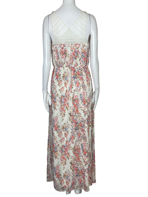 Vestido Dynamite Maxi Vuelo Blanco-Talla S