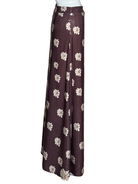 Falda Pequeña Indulgencia Floral Sequín
Rojo Vino-Talla S
