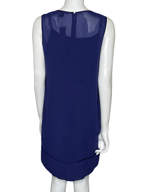 Vestido Kenneth Cole Fluido Sin Mangas Azul-Talla S