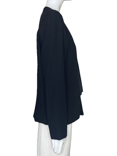 Blazer MNG Bolsillo Sin Boton Negro-Talla L