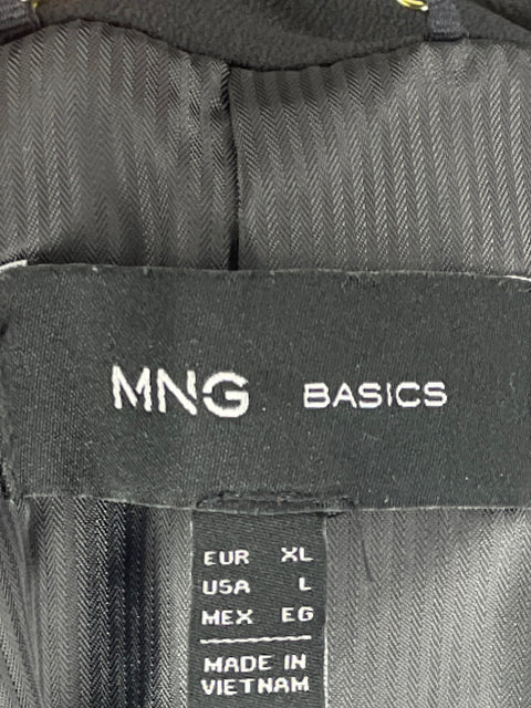 Blazer MNG Bolsillo Sin Boton Negro-Talla L