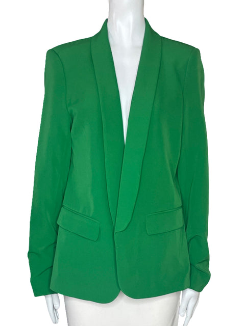 Blazer Studio F Bolsillo Verde-Talla 8