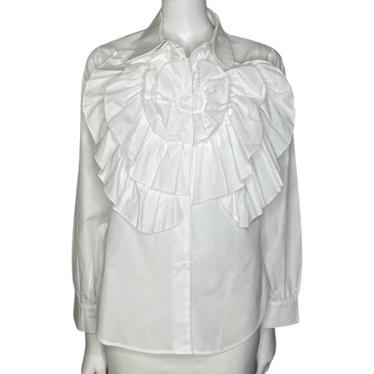 Camisa Stylebygg Flor Blanco-Talla L