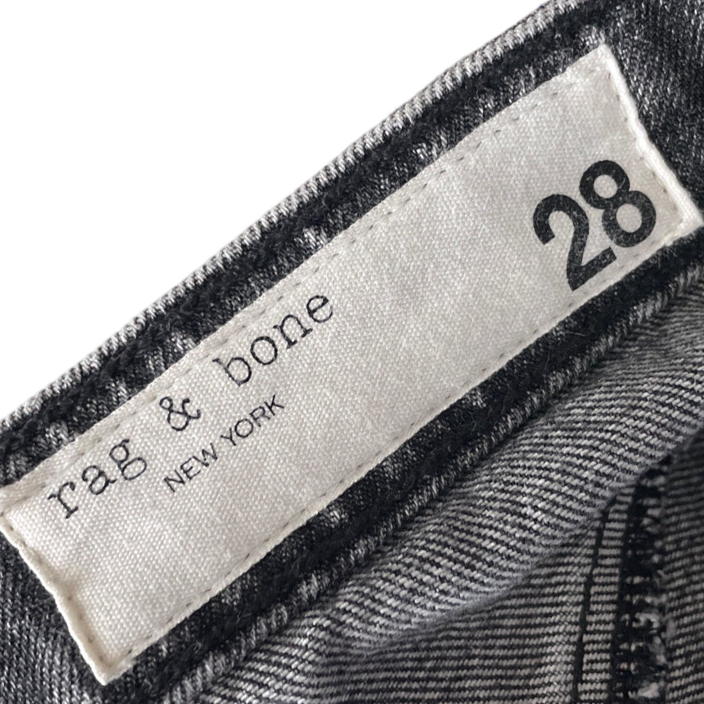 Falda Rag & Bone Mini Negro-Talla 28