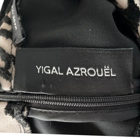 Vestido Yigal Azrouël Estampado terciopelo-Talla 6
