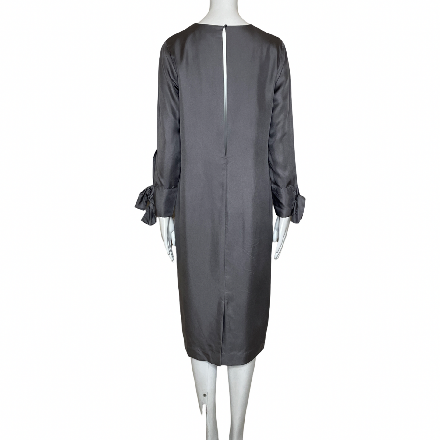 Vestido Banana Republic Metalizado Gris-Talla XS