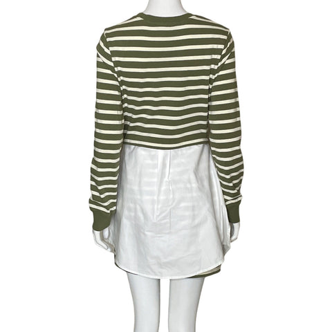 Vestido Veronica Beard jeans Mini Verde-Talla S