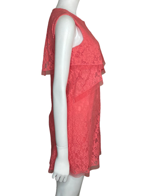 Vestido BCBG Encaje Mini Rosado-Talla XS