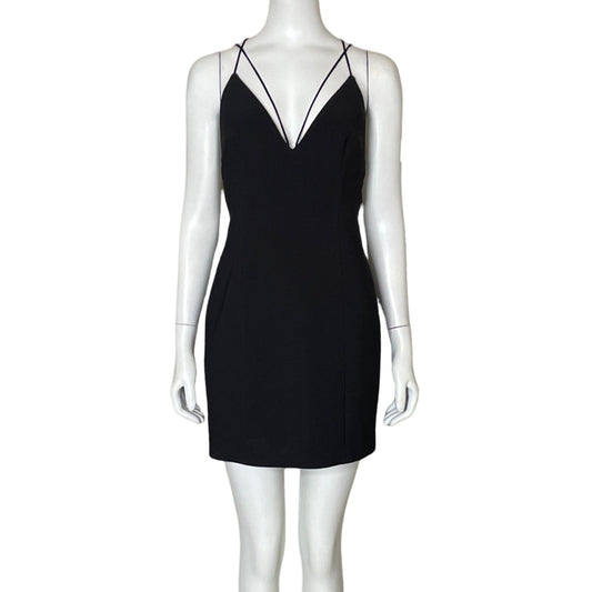 Vestido Misha Spaguetti Strap Negro-Talla 6
