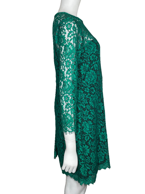 Vestido Julio Encaje Mini Verde-Talla 8