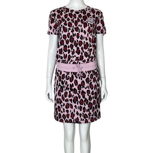 Set Kenzo Falda+Blusa Animal Print Rosado-Talla S