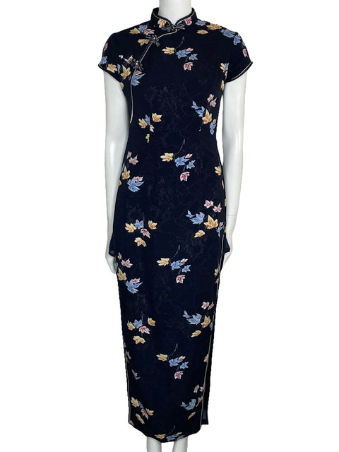 Vestido Tesoro TPS Estilo Asiático Azul-Talla M