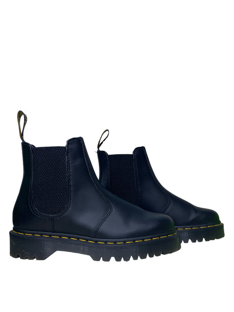 Calzado Dr. Air Wair Martens Botas Chelsea Negro-Talla 7