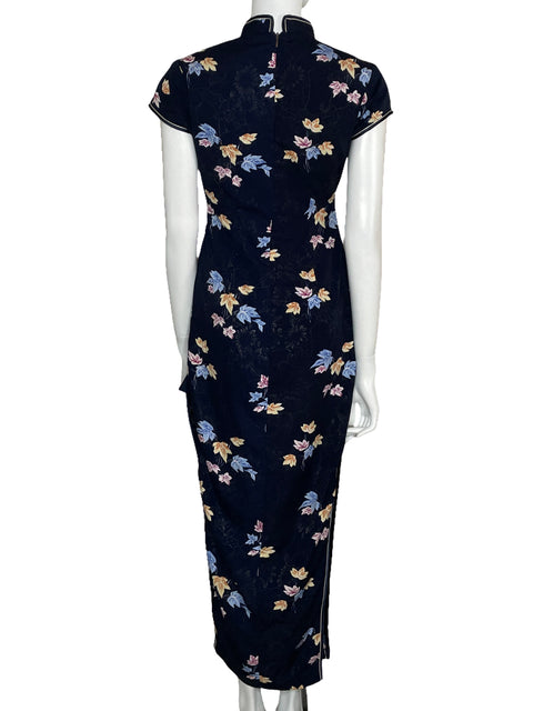 Vestido Tesoro TPS Estilo Asiático Azul-Talla M