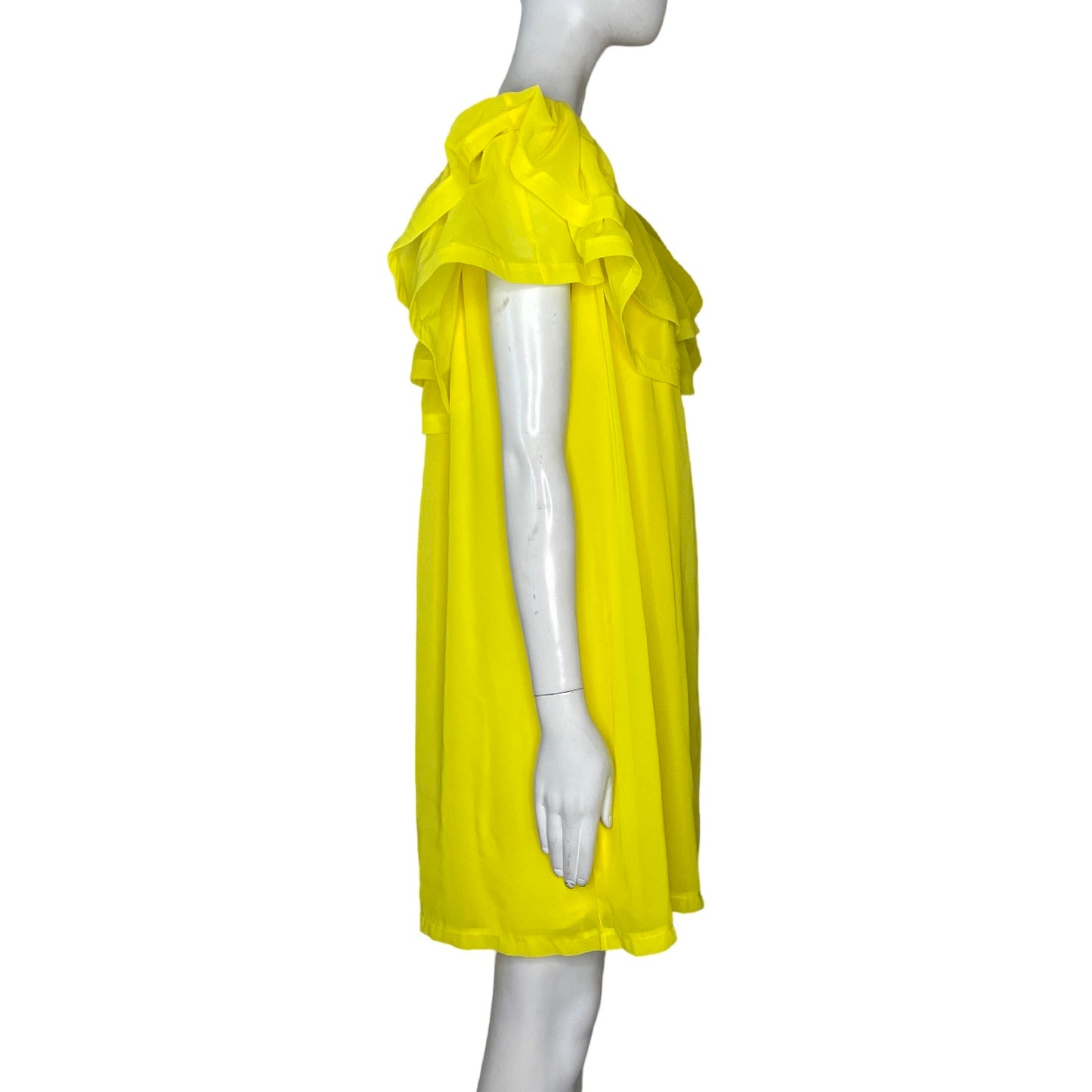 Vestido Tesoro TPS Vuelos Hombros Amarillo-Talla L