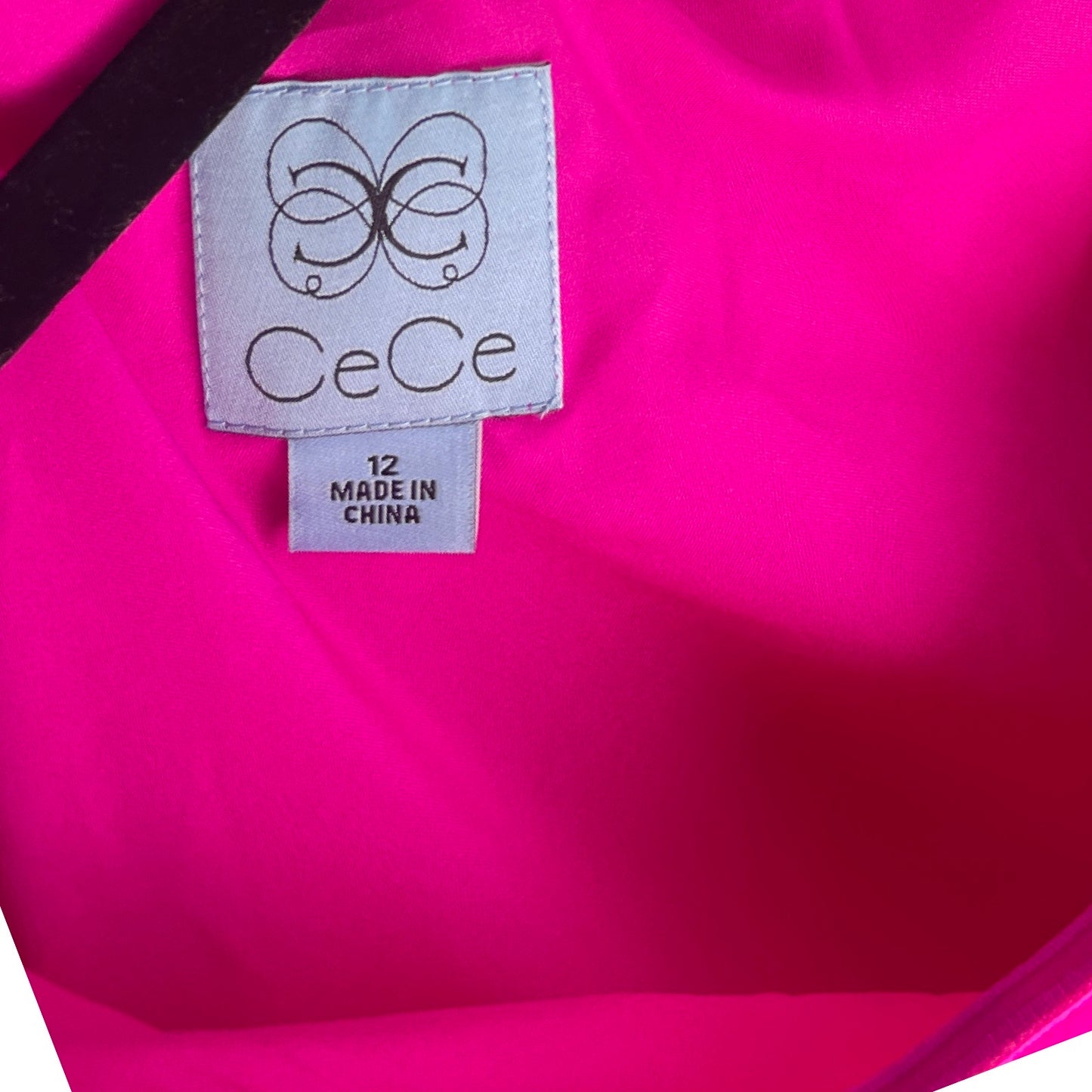 Vestido CeCe One Shoulder Rosado-Talla 12
