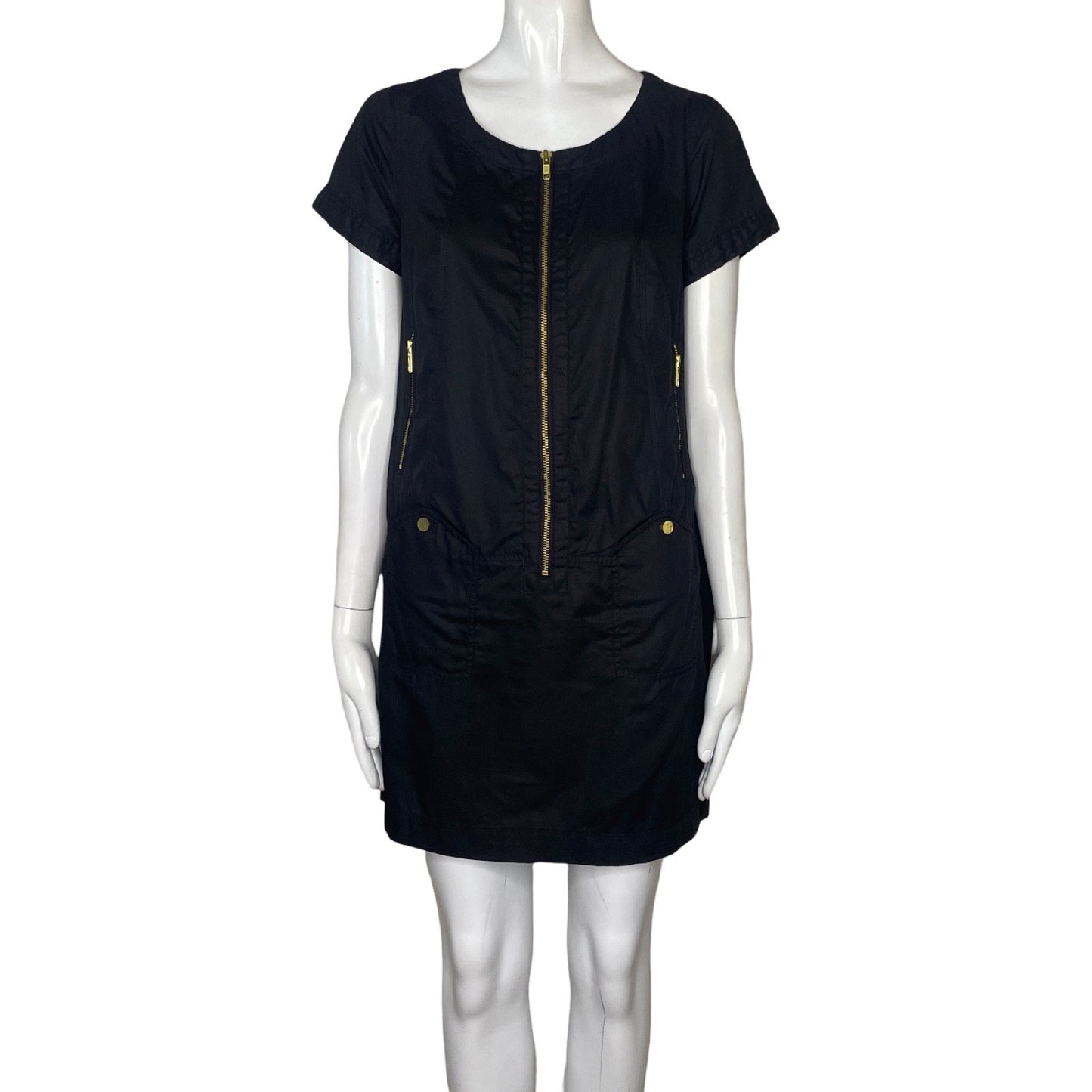 Vestido French Connection Zipper Negro-Talla 6