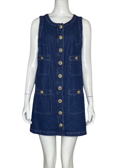 Vestido Reformation Jeans Tropez Mini Jeans Azul-Talla 2