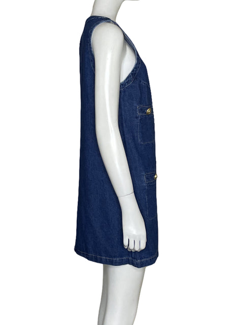 Vestido Reformation Jeans Tropez Mini Jeans Azul-Talla 2