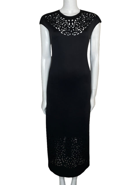 Vestido Clover Canyon Midi Negro-Talla M