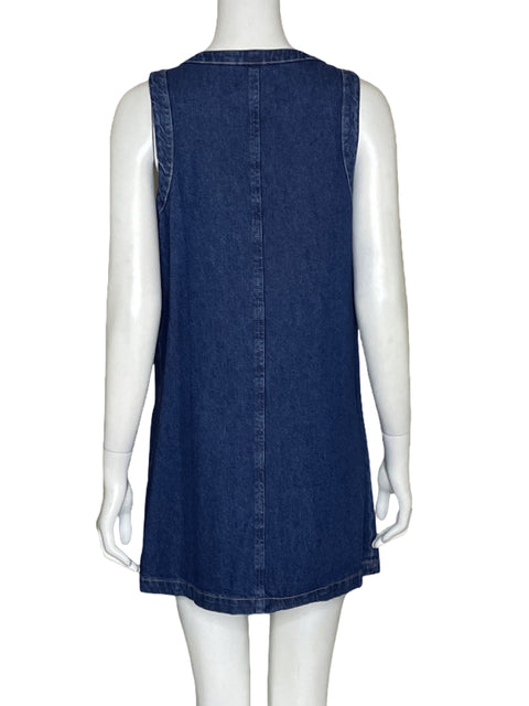Vestido Reformation Jeans Tropez Mini Jeans Azul-Talla 2
