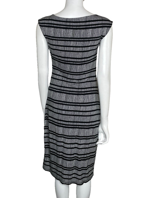 Vestido Loft Midi Drapeado Negro-Talla S