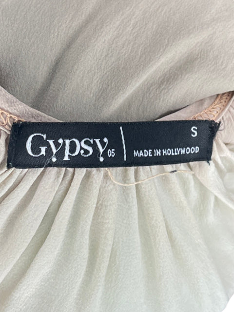 Vestido Gypsy Tiras Beige-Talla S