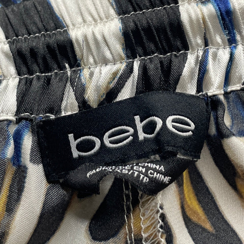 Pantalón Bebe Estampado Blanco-Talla XXS