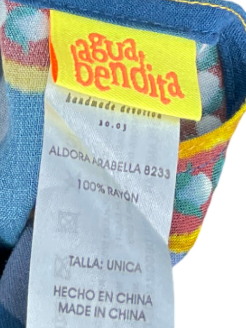 Kimono Agua Bendita Aldora Azul-Talla U