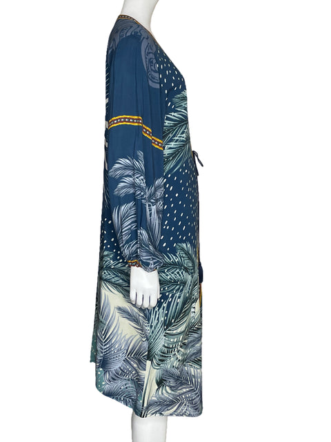 Kimono Agua Bendita Aldora Azul-Talla U