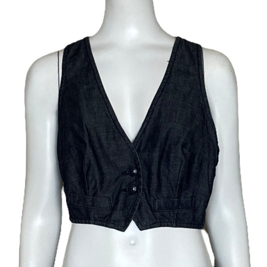 Chaleco Lucky Brand Floral Azul-Talla M