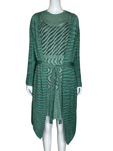 Set Missoni Metalizado Verde-Talla S