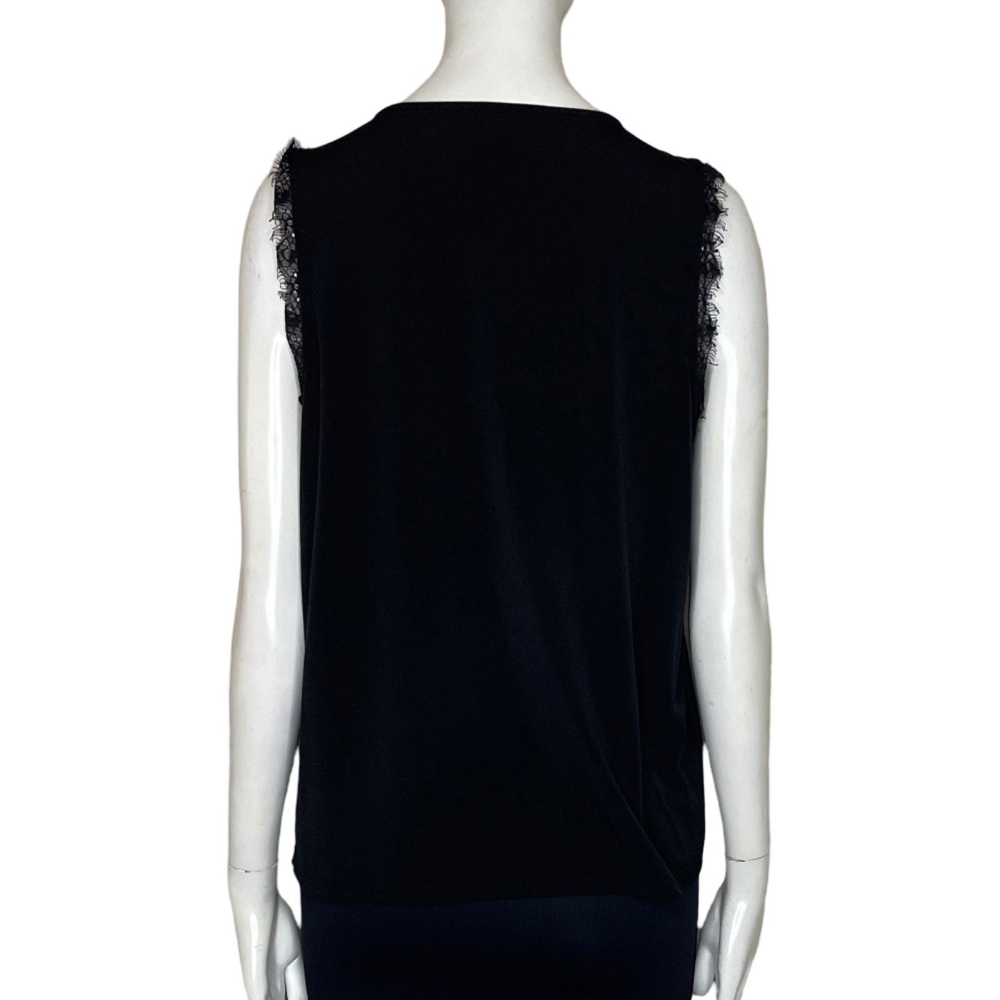 Blusa Banana Republic Sin Manga Negro-Talla M